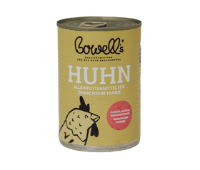 Bowell’s Huhn-Komplettmenü für Hunde als Nassfutterdose