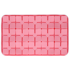 Schleckmatte Rosa von oben